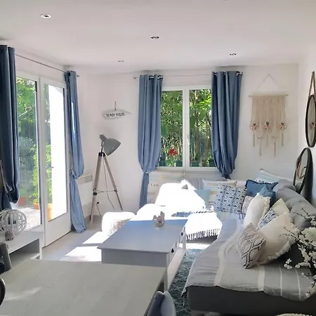 Villa Cap D'antibes 50m From The 3 Bedrooms/pool