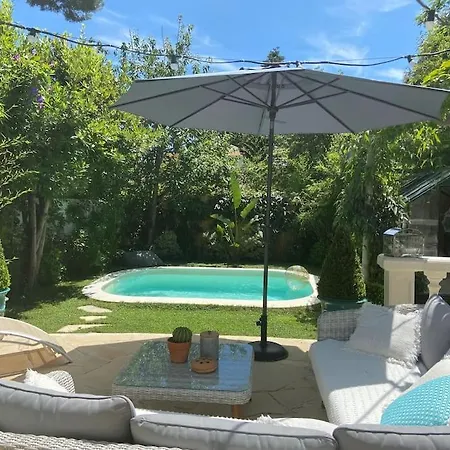 Villa Cap D'antibes 50m From The 3 Bedrooms/pool *