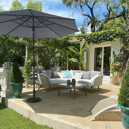 Villa Cap D'antibes 50m From The 3 Bedrooms/pool